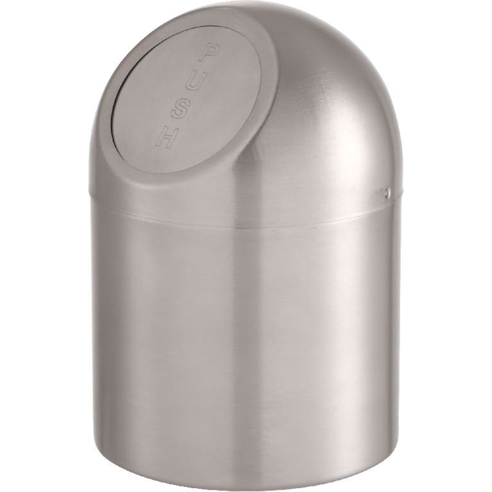 Cos gunoi pentru baie GOODHOME Kolvo 101058802, 1 l, rotund, otel inoxidabil, argintiu