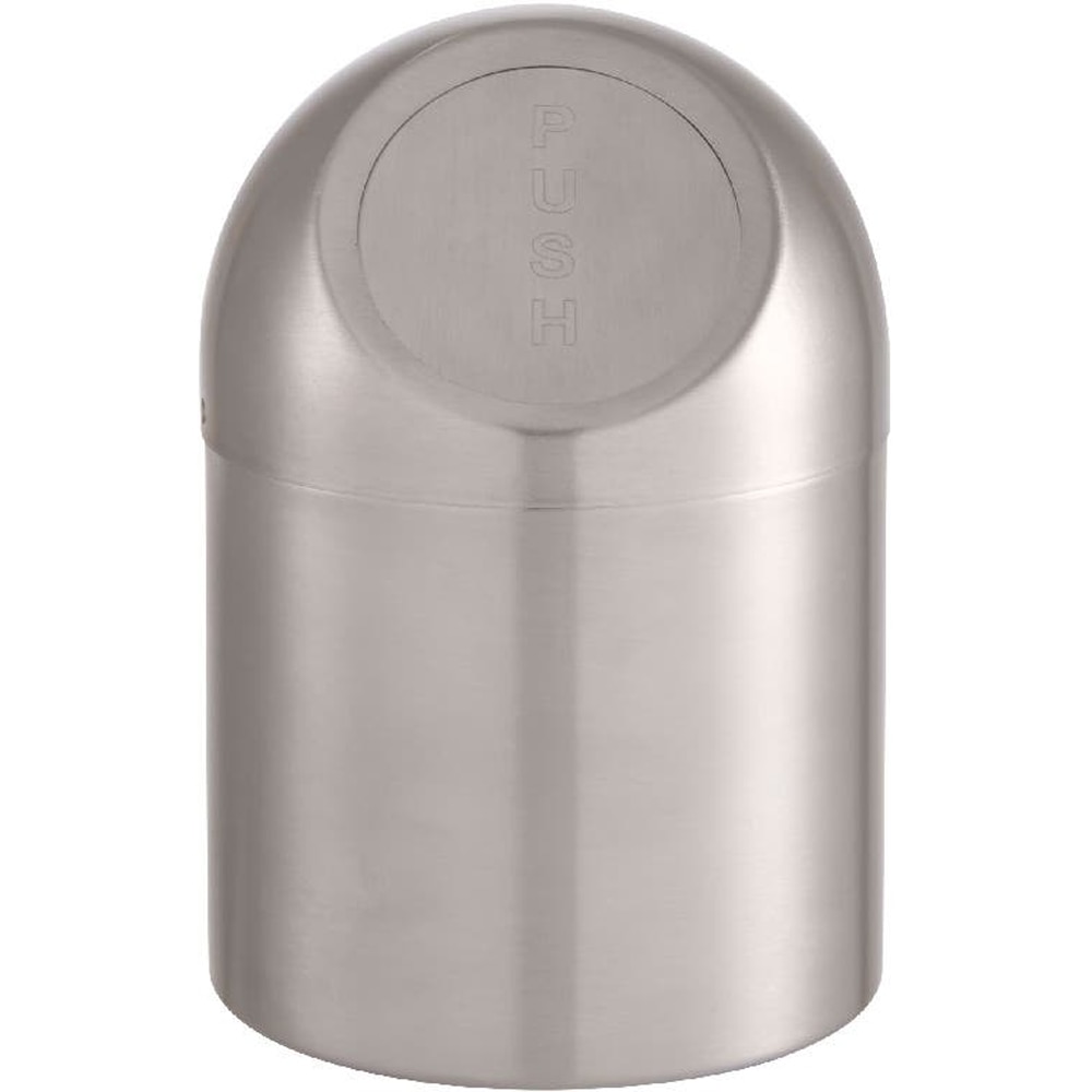 Cos gunoi pentru baie GOODHOME Kolvo 101058802, 1 l, rotund, otel inoxidabil, argintiu