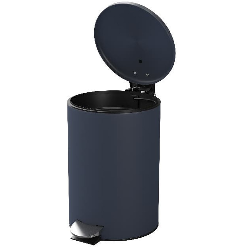 Cos gunoi pentru baie GOODHOME Koros 101058809, 3 l, rotund, otel inoxidabil, bleumarin