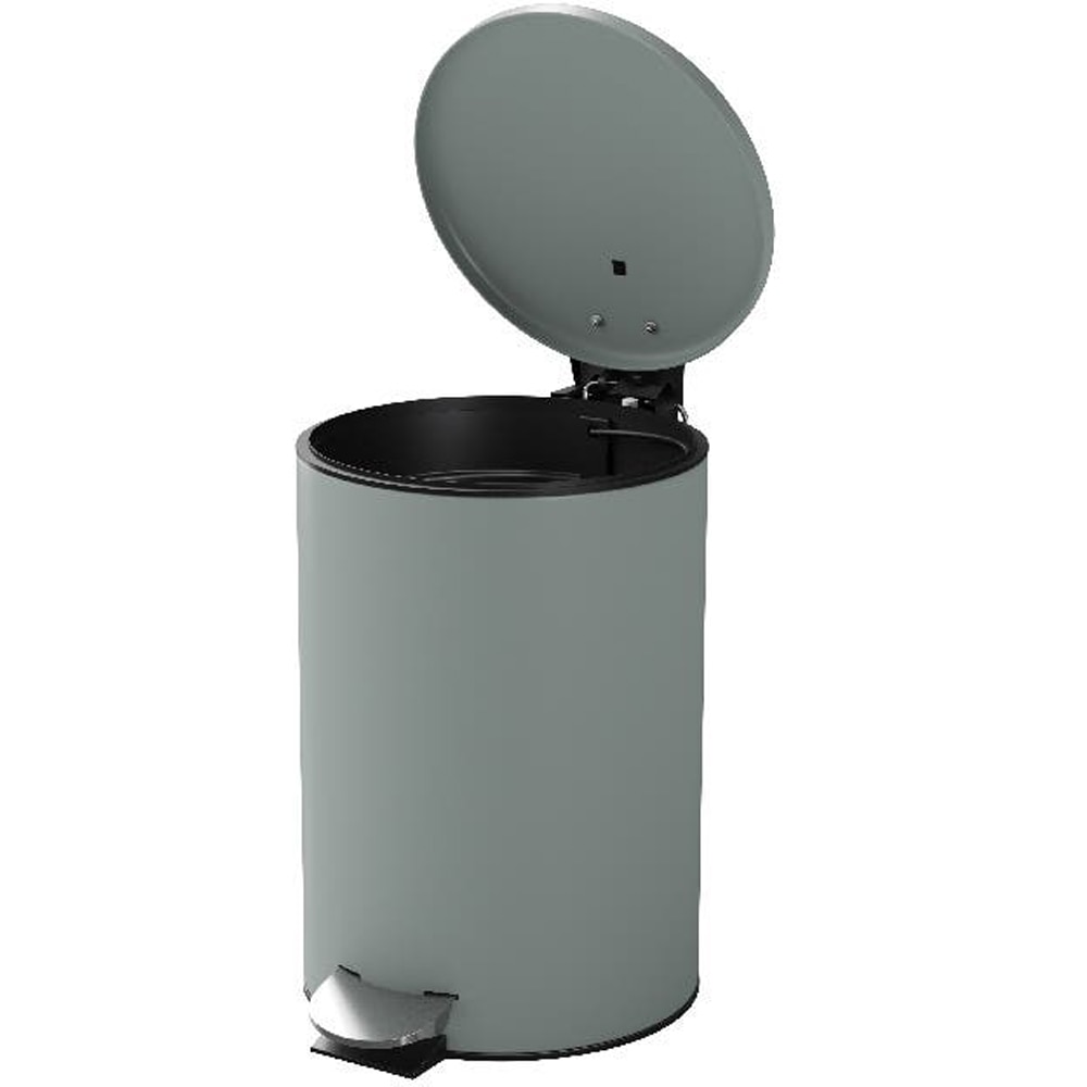 Cos gunoi pentru baie GOODHOME Koros 101058811, 3 l, rotund, otel inoxidabil, gri