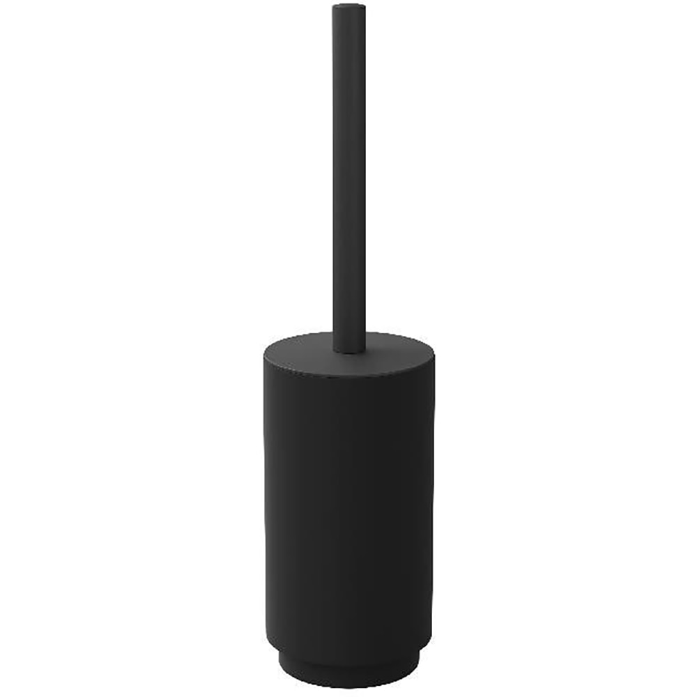 SUPORT SI PERIE WC KINA 10.5X42 CM NEGRU