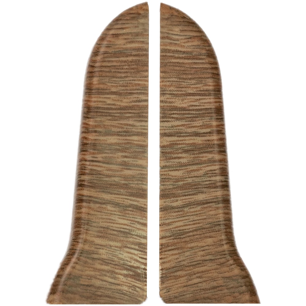 Terminatie stanga dreapta IDEAL Luxe, PVC, 2 bucati, nuc