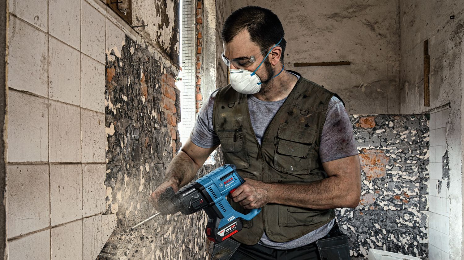 Ciocan rotopercutor, SDS plus, 1800 RPM, GBH 180  Bosch