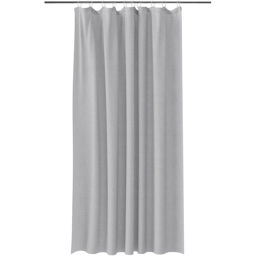 Perdea dus Elland GoodHome, poliester, 180x200 cm, gri