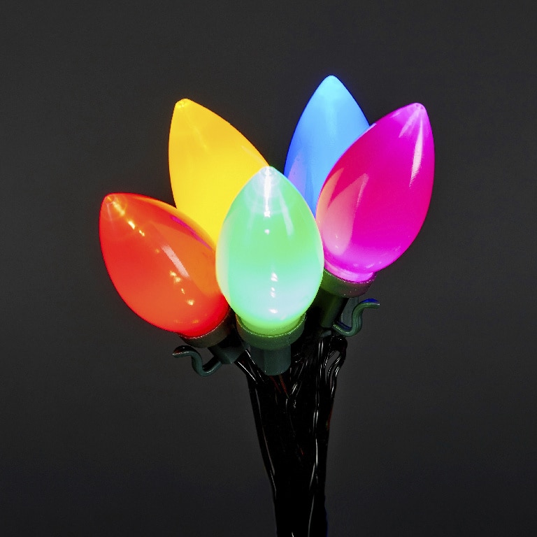 Instalatie brad LED UOEB2023, 30 leduri, iluminat multicolor