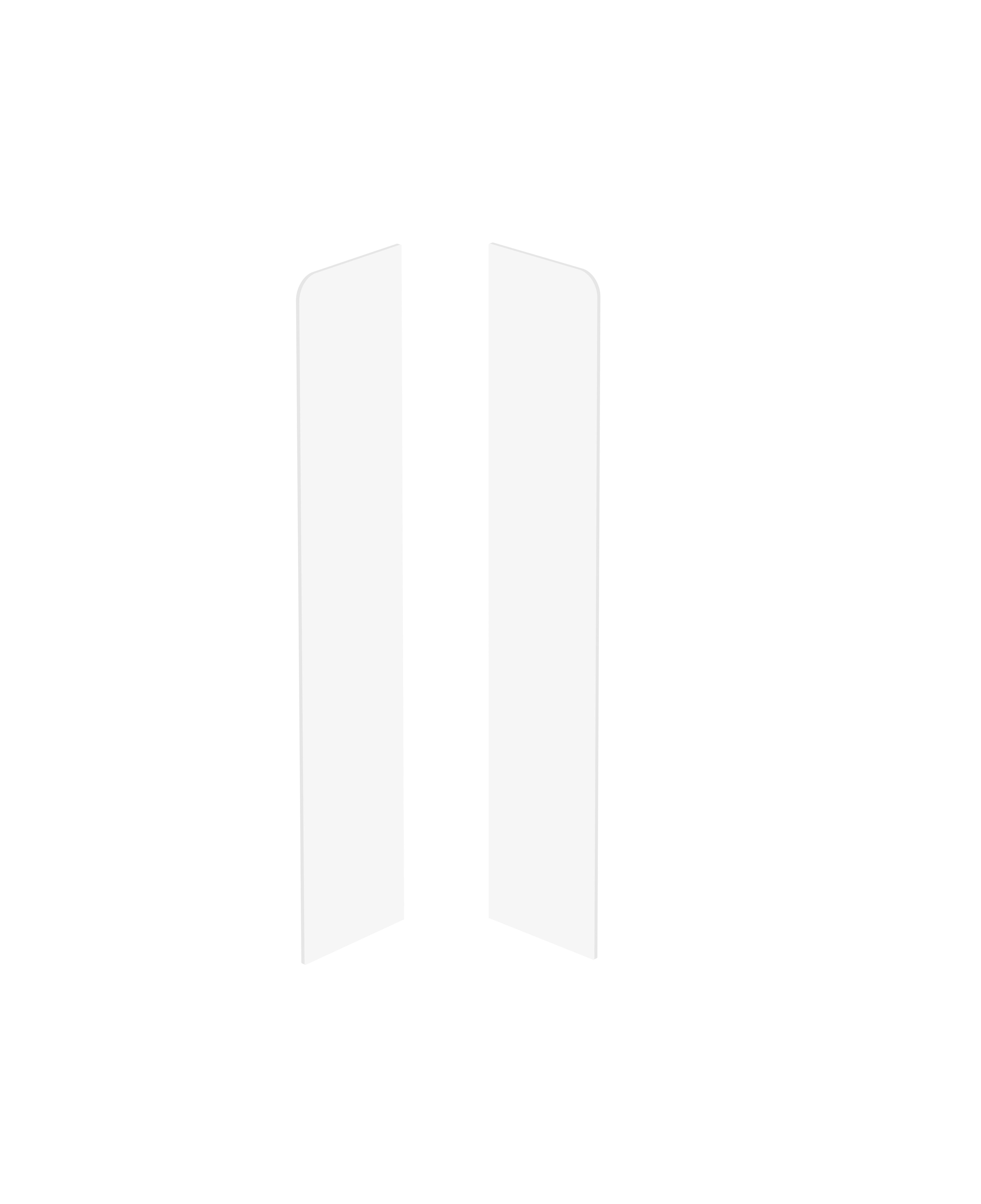 Set terminatii autoadezive parchet, PVC, alb, 65 x 1 mm, VOX