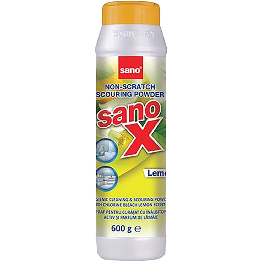Pudra de curatat universala SANO X, lamaie, 600 g