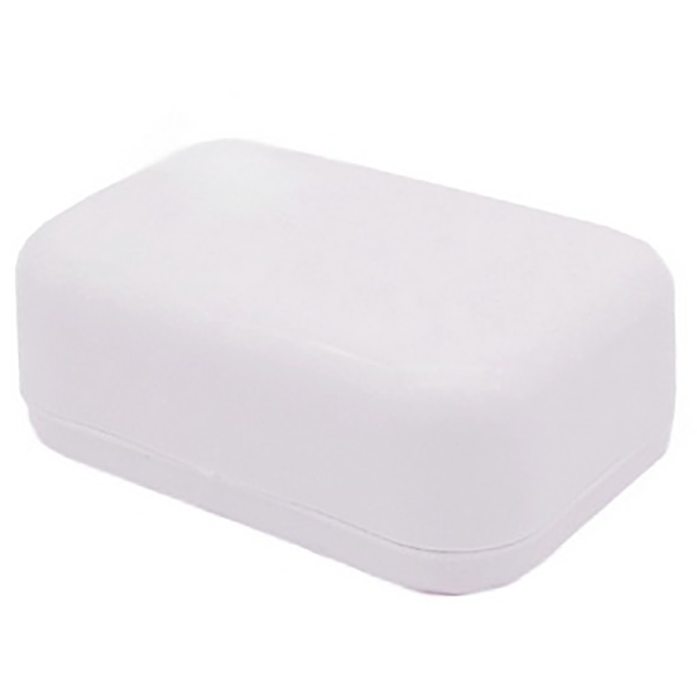 Savoniera cu capac PLASTINA, 11 x 8 x 4 cm, plastic, alb