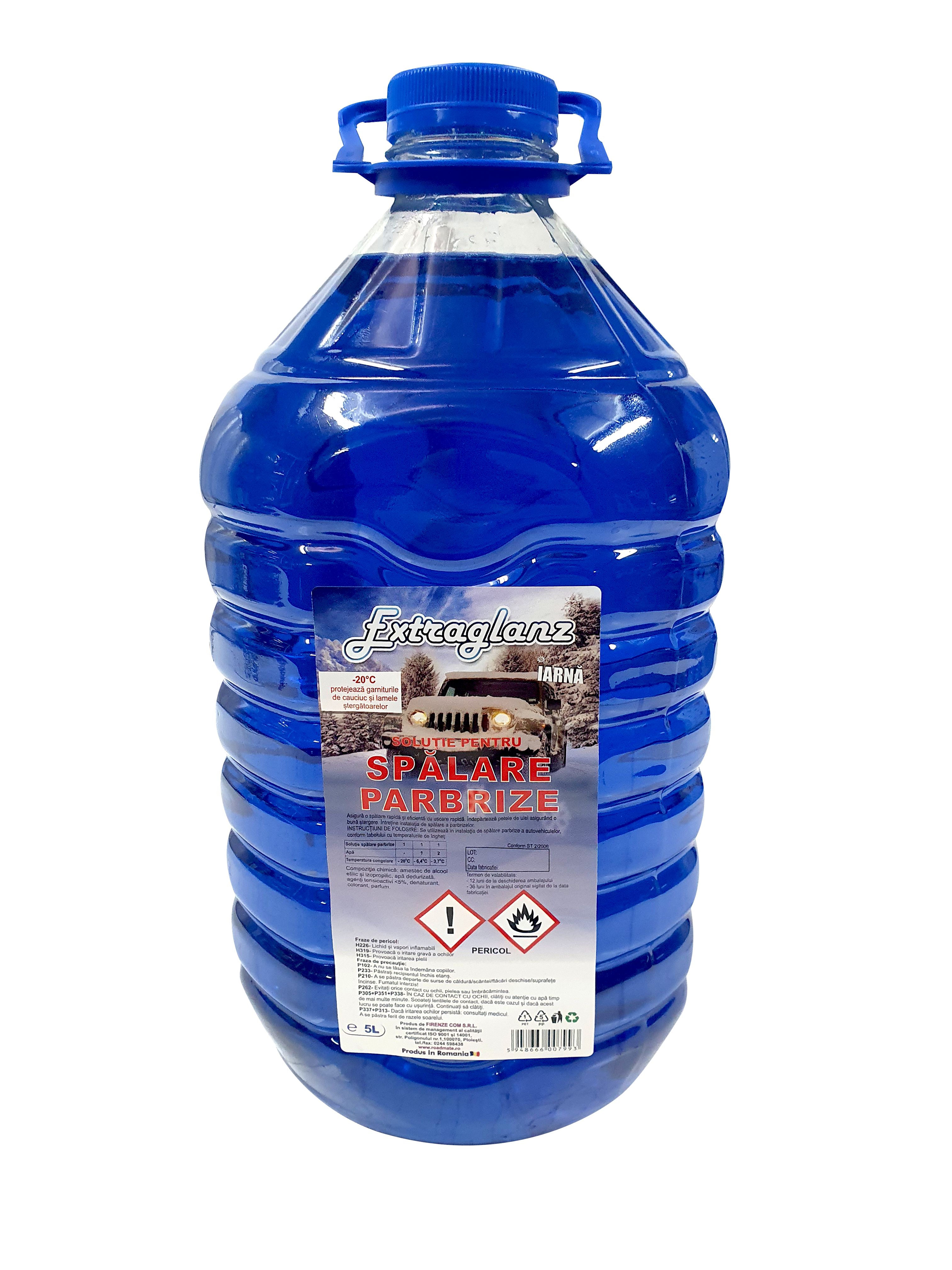 Lichid Spalat Parbrize, 5L, -20 Grade, Extraglanz 