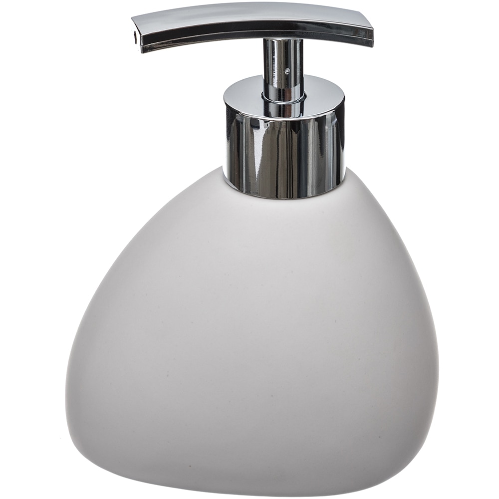 Dispenser sapun silk TKS, 10.5 x 7.5 x 13 cm, ceramica, alb