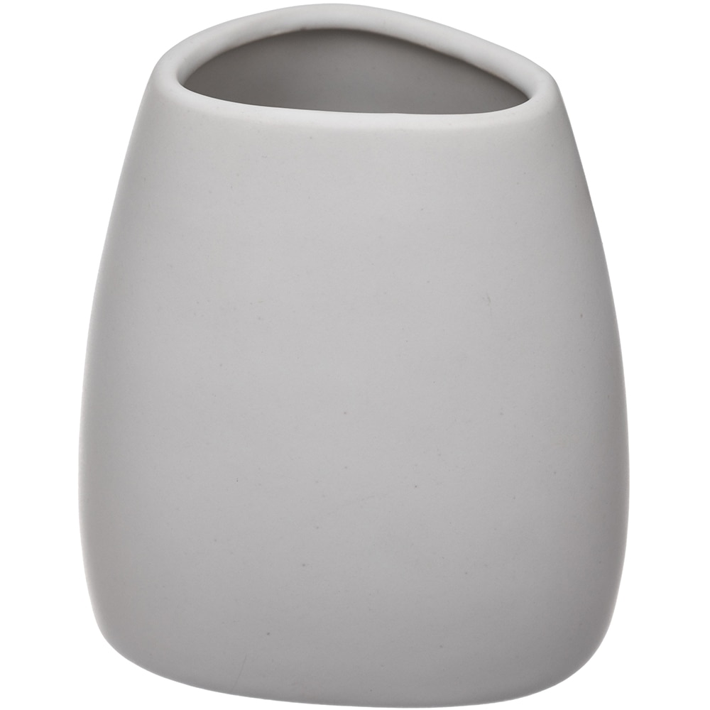 Pahar baie SILK, 8.5 x 7.5 x 9.5 cm, ceramica, alb