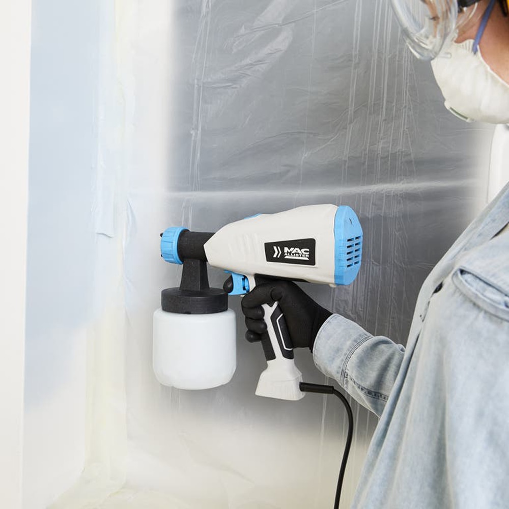 Pistol de vopsit Mac Allister MPS400, 400W, 800ml, 27l/h