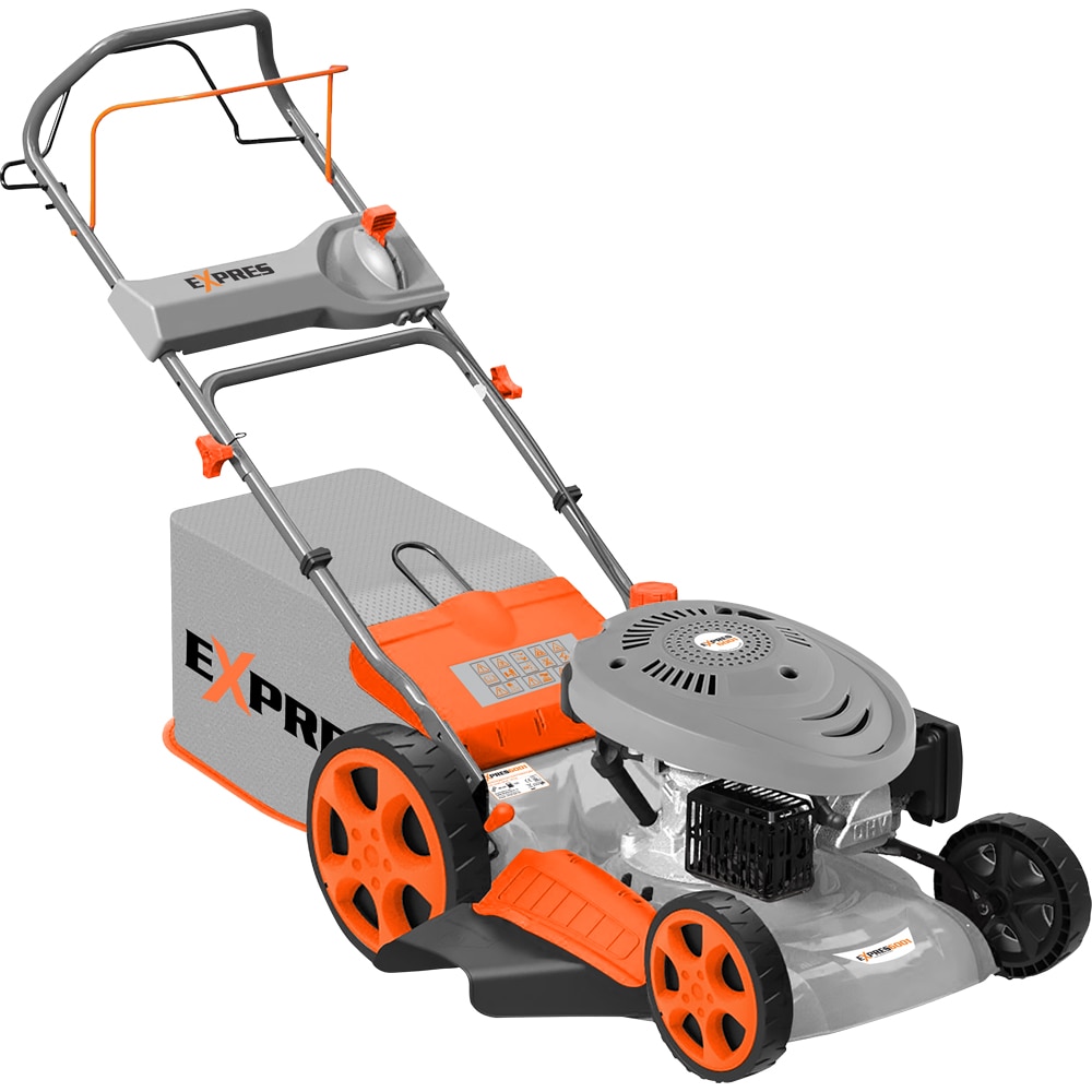 Masina de tuns gazon Expres 6001, motor benzina, 139 CC, 3.5 CP, latime taiere 46 cm, sac colector 55 L