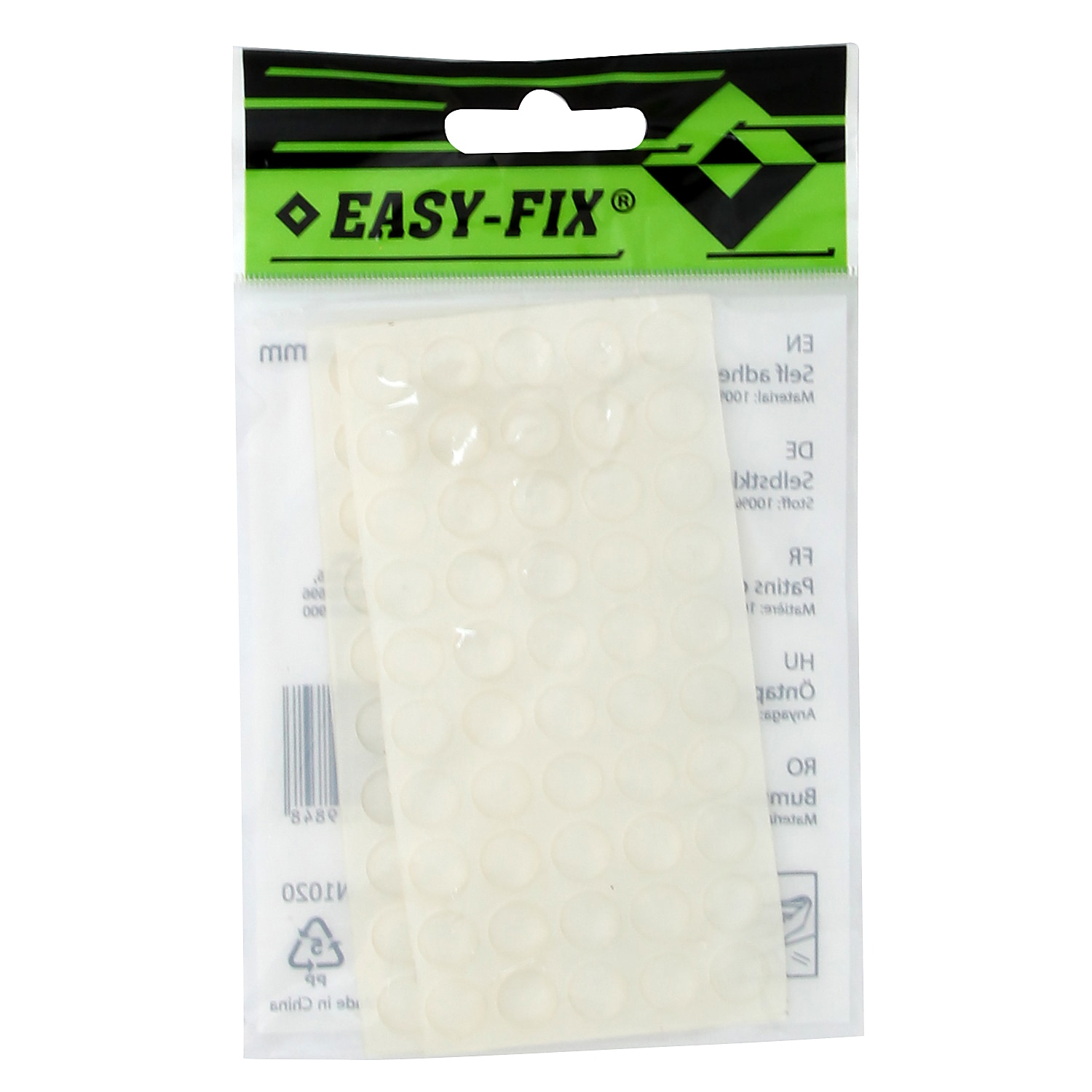 Bumpon autoadeziv 10x2.0mm transp 100