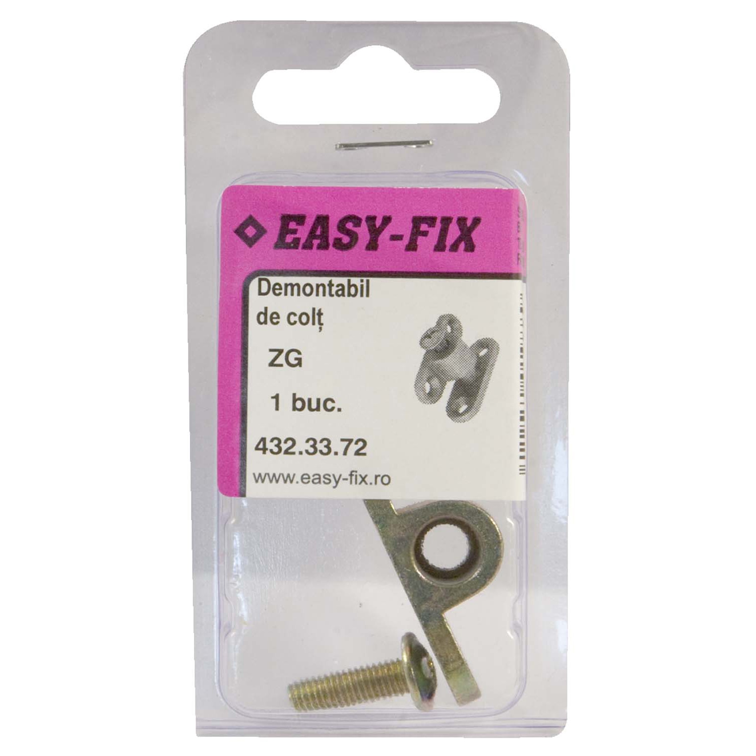 Demontabil de colt cu surub zg 1buc