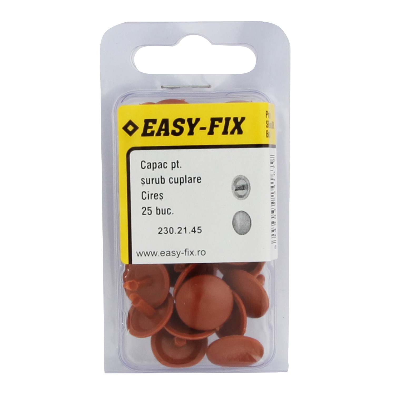 Capac plastic pin pt suruburi cuplare 25buc