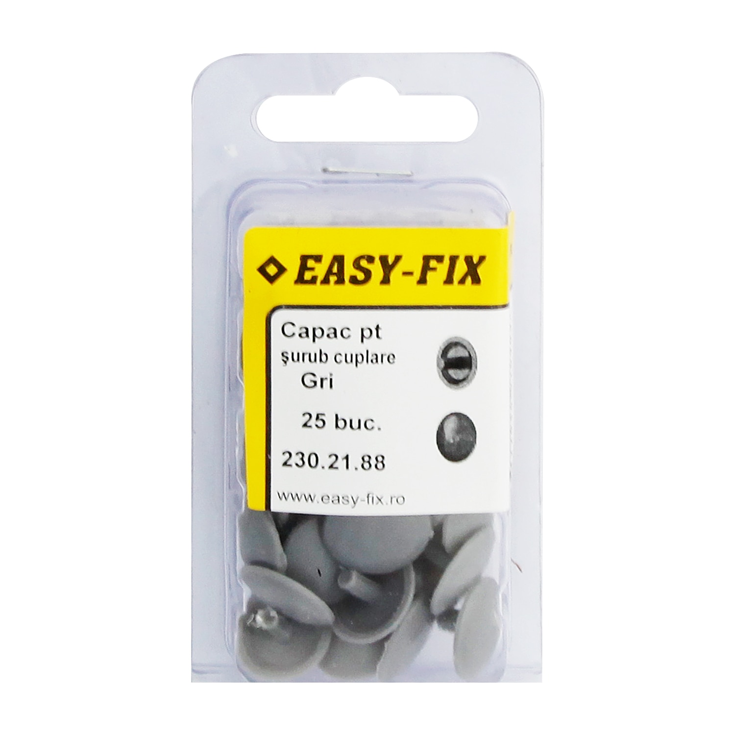 Capac plastic pin pt suruburi cupl 25buc