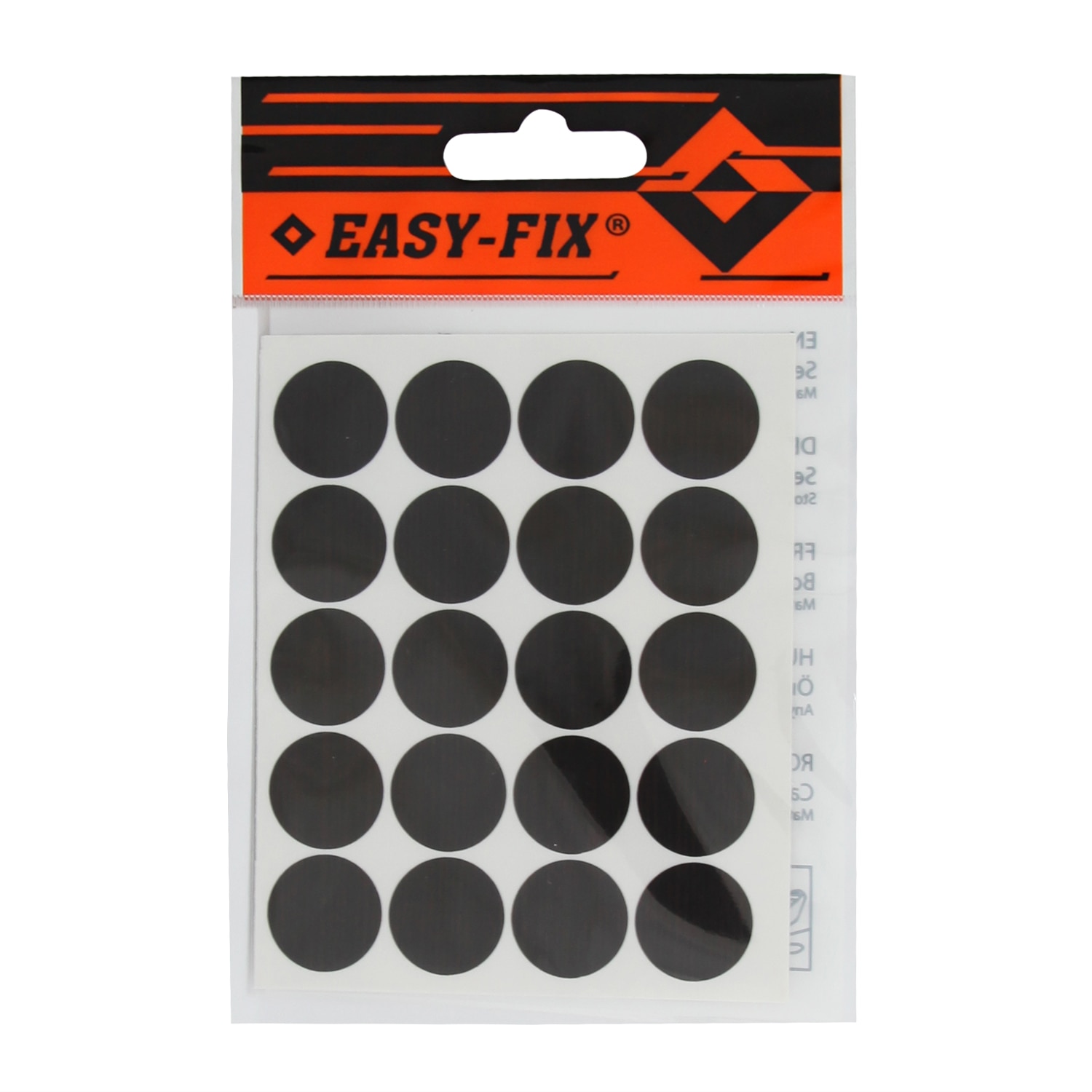 Capac adeziv 20mm wenge 40