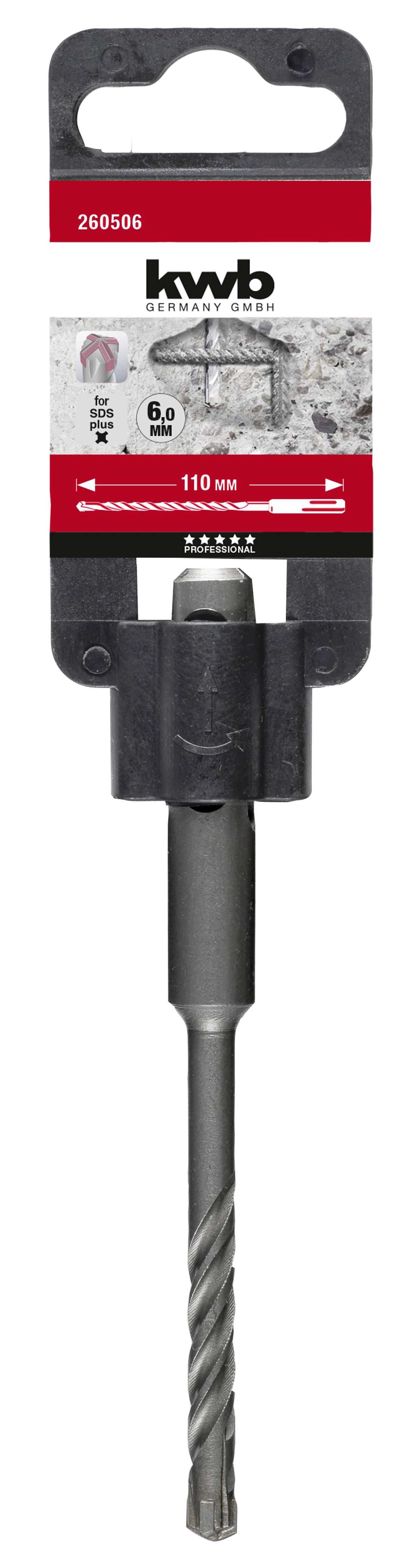 Burghiu SDS Plus, c4. 6 x 110  Kwb