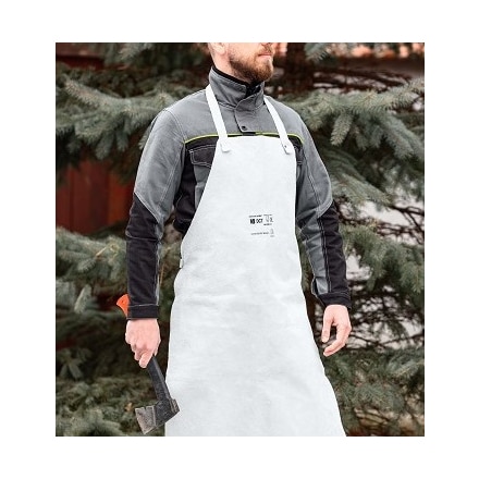 Sort din piele pt sudor, 60 X 90 cm, alb  Dalgeco