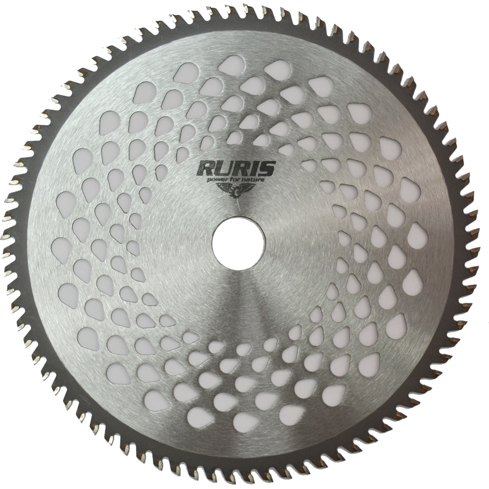 Disc de tuns iarba motocoasa Ruris, 80 taisuri vidia, 25 cm, argintiu