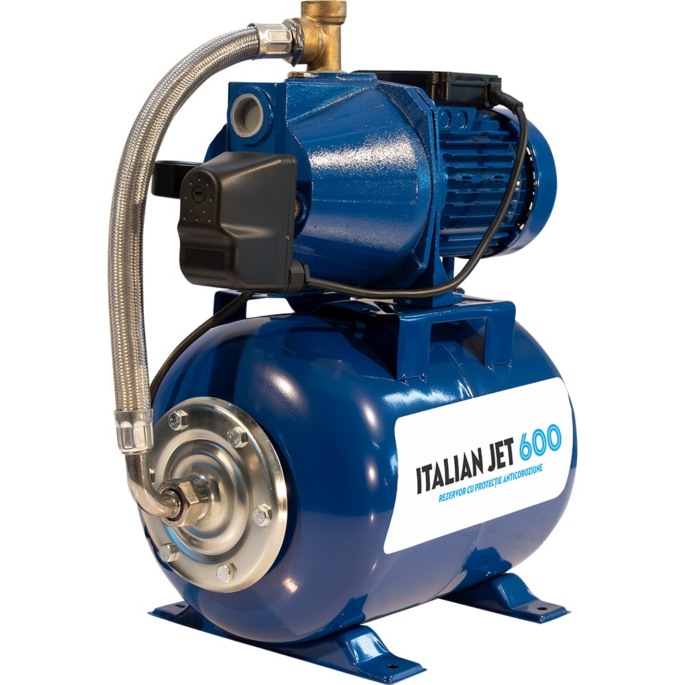 Hidrofor Italian Jet 600, 750W, fonta, 24L, 2760 L/h