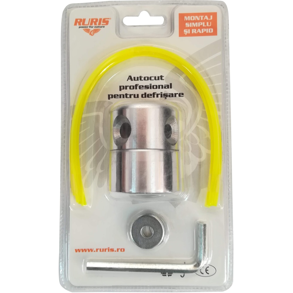 Cap de taiere cu fir nailon autocut Ruris, 3mm (patrat)