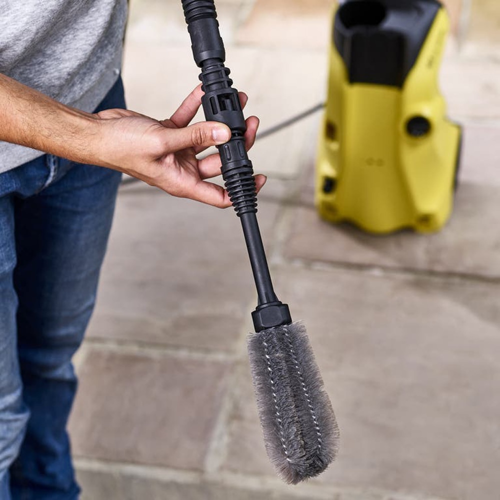 Kit adaptor Karcher Mac Allister, 120 mm, plastic, negru