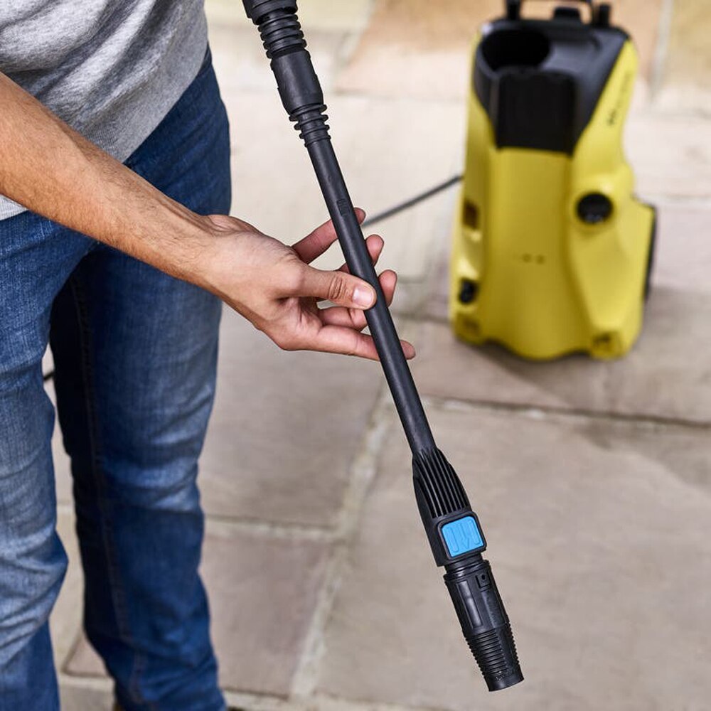 Kit adaptor Karcher Mac Allister, 120 mm, plastic, negru