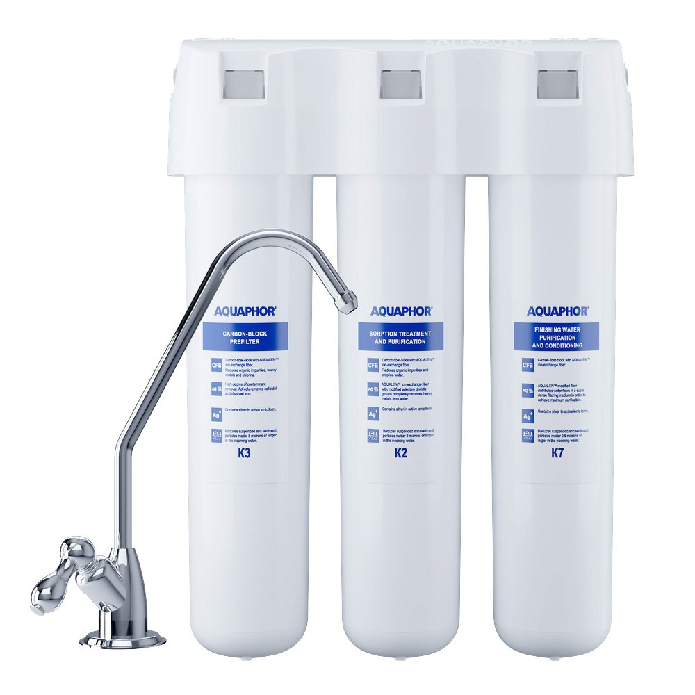 Filtru apa Crystal, trei trepte filtrare • Aquaphor