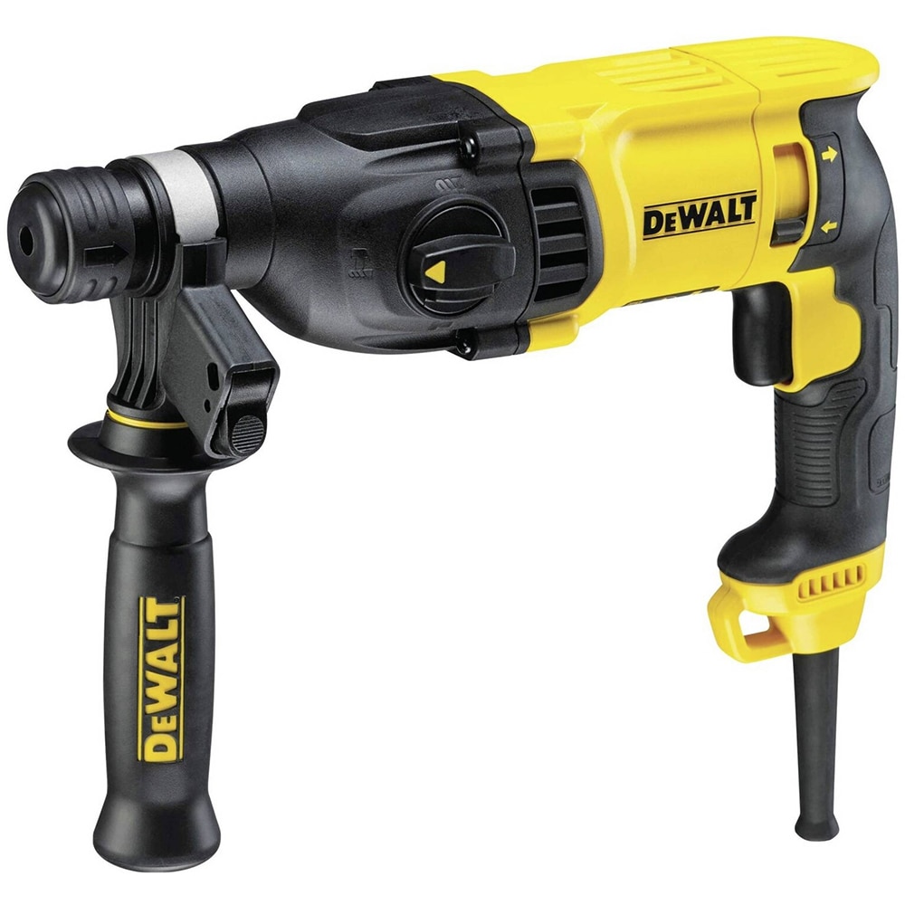 Ciocan rotopercutor SDS-Plus DEWALT D25133K, 800 W, 26 mm, fara acumulator, negru/galben