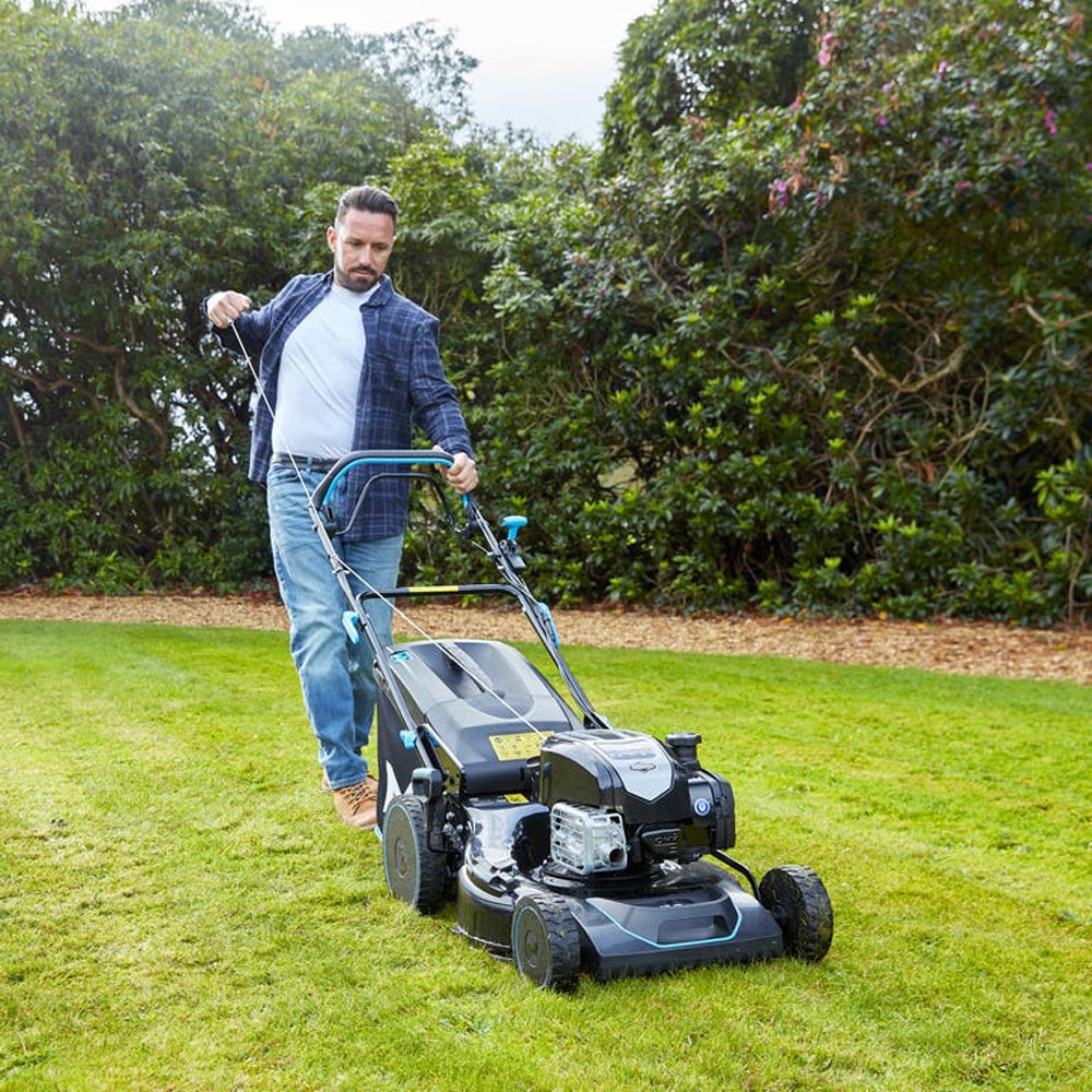 Masina de tuns iarba Mac Allister MLMP675SP51, 3.5CP, 163CC, latime taiere 51cm, sac 60l