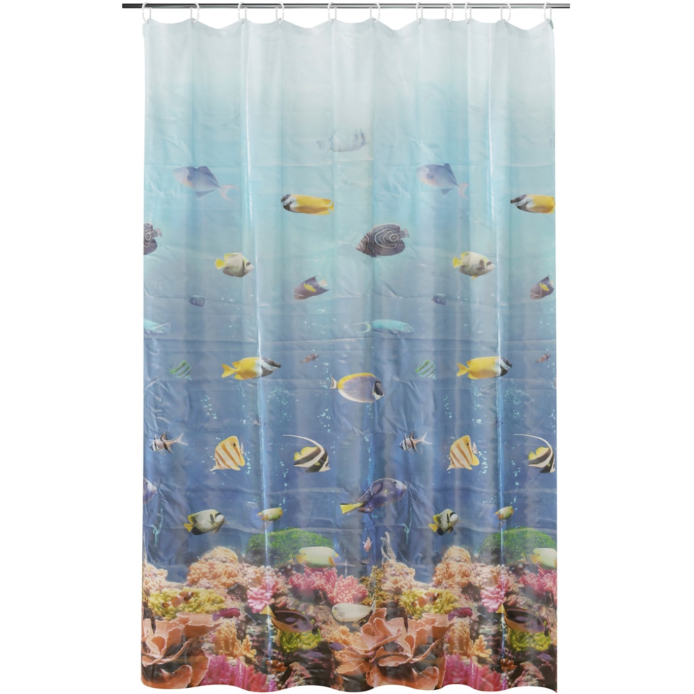 Perdea dus Tholen GoodHome, peva, 180x200 cm, multicolor