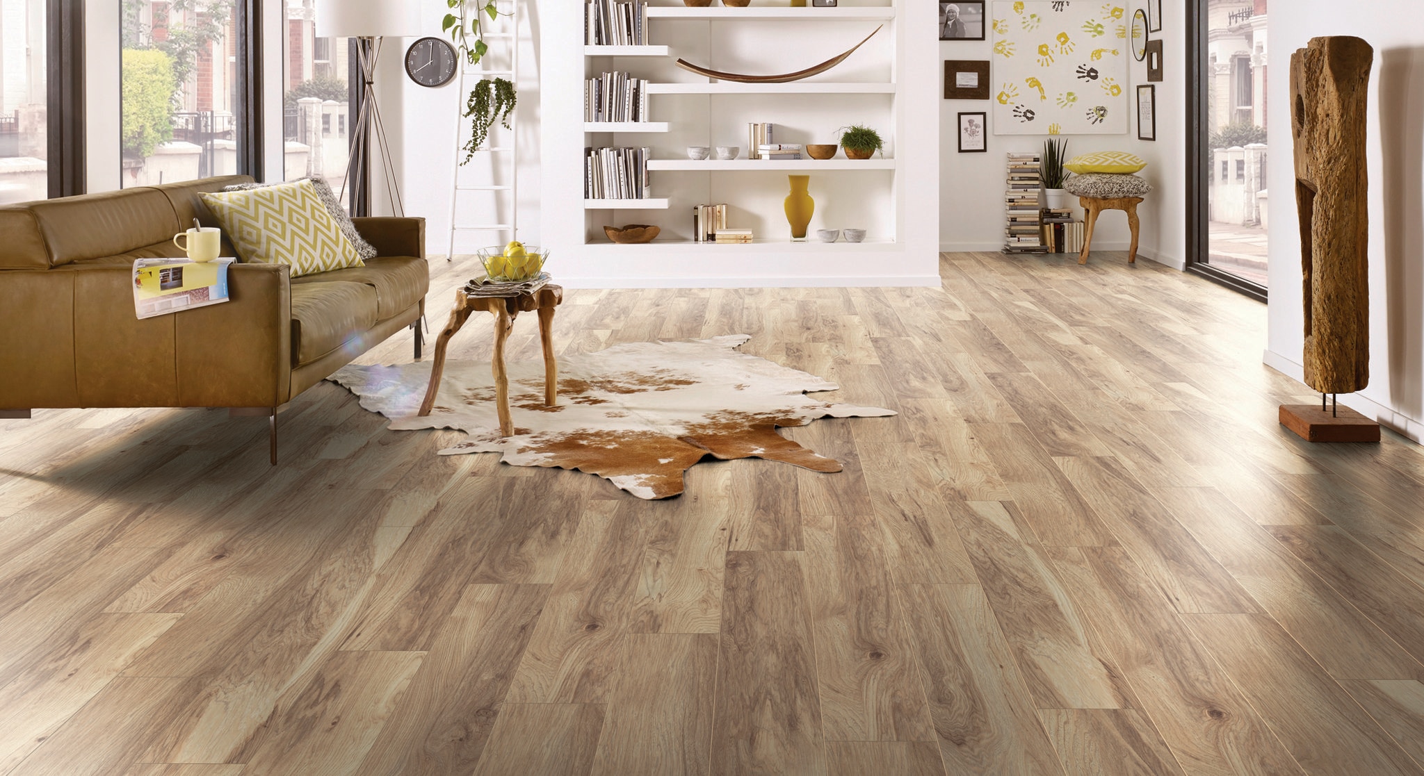 Parchet laminat 10 mm, nuc, acoperire per cutie 1.727 mp, AC4, HDF, Vintage