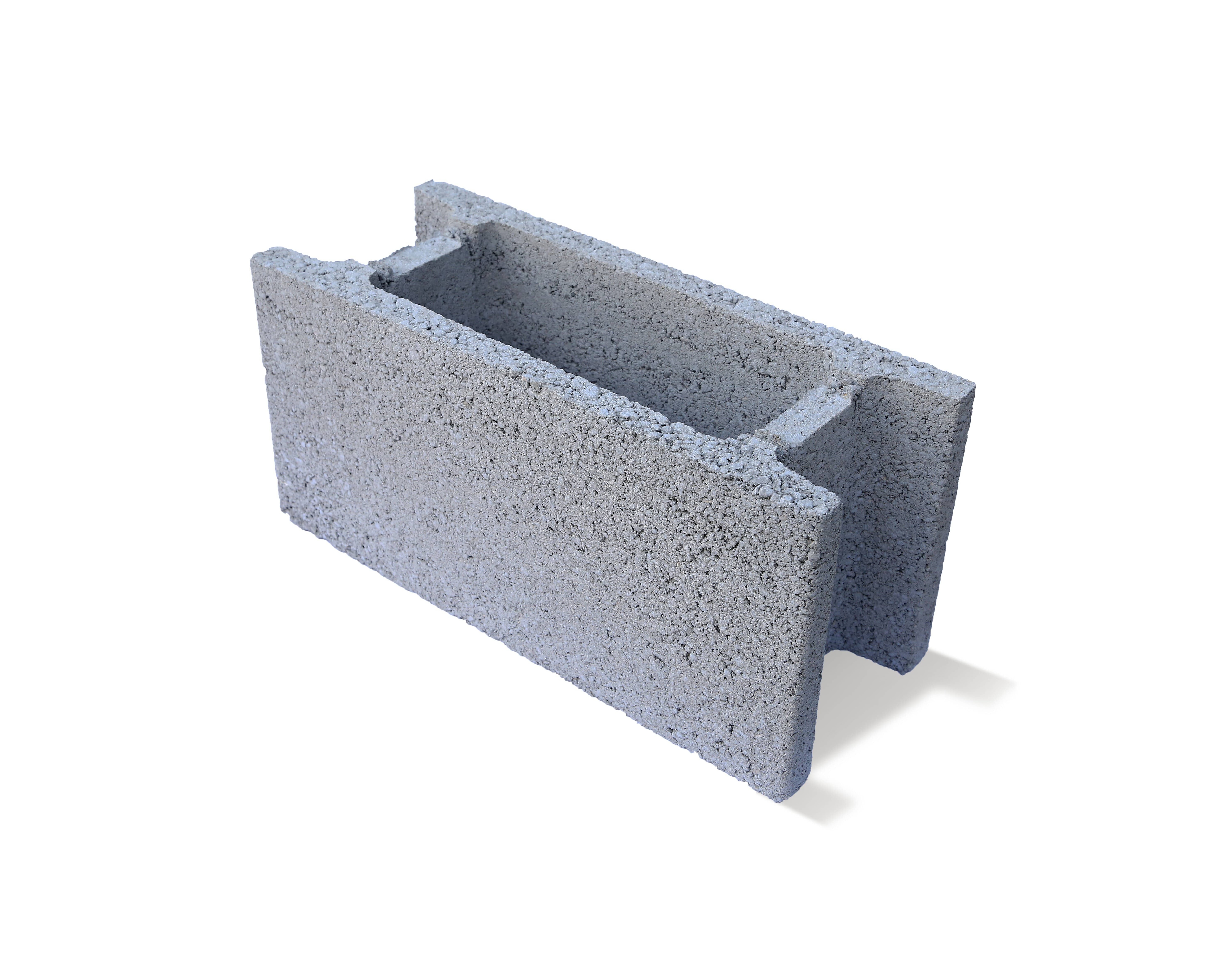 Boltar vibropresat de fundatie, 50x20x24 cm, SYMM 123, gri Symmetrica