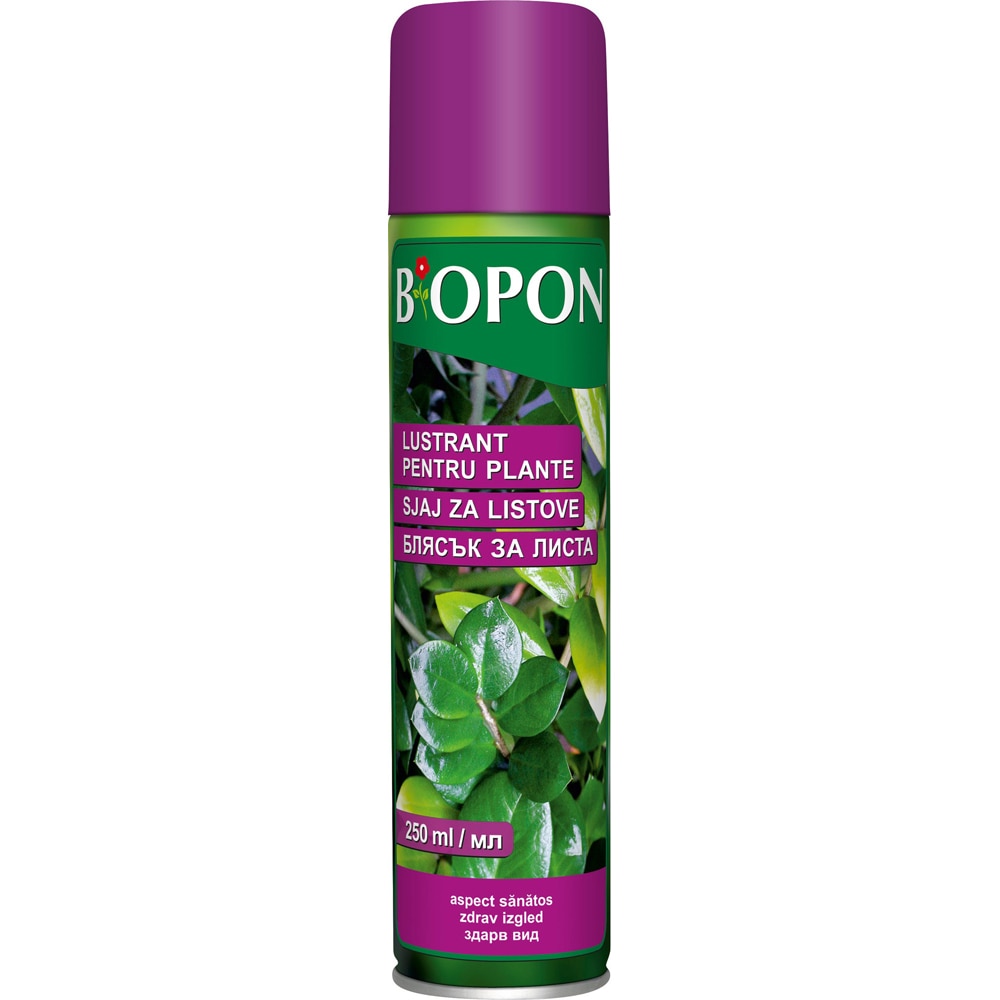 Solutie stralucire frunze Biopon, 250 ml