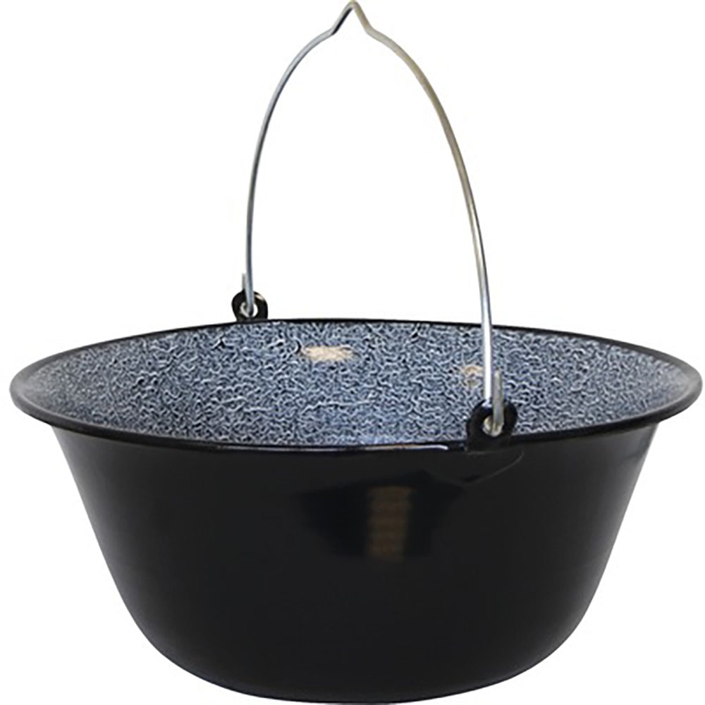 Ceaun emailat LANDMANN, 14l, otel, negru