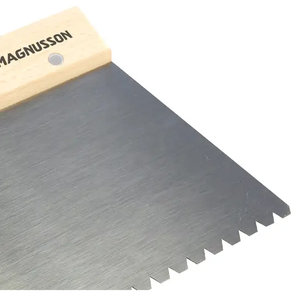 Gletiera pentru adeziv MAGNUSSON B12, dinti 5mm, otel, argintiu