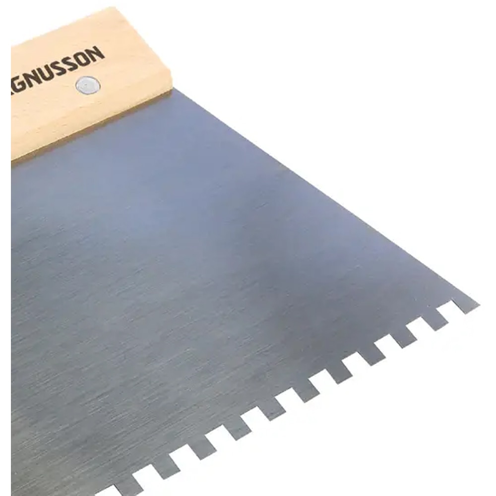 Gletiera pentru adeziv MAGNUSSON U6, dinti 6mm, otel, argintiu