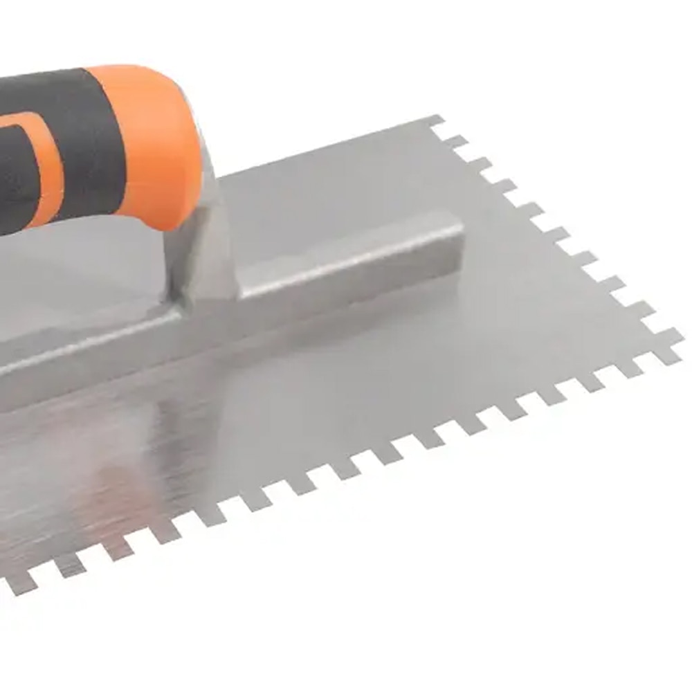 Gletiera MAGNUSSON U6, dinti 6mm, otel, argintiu