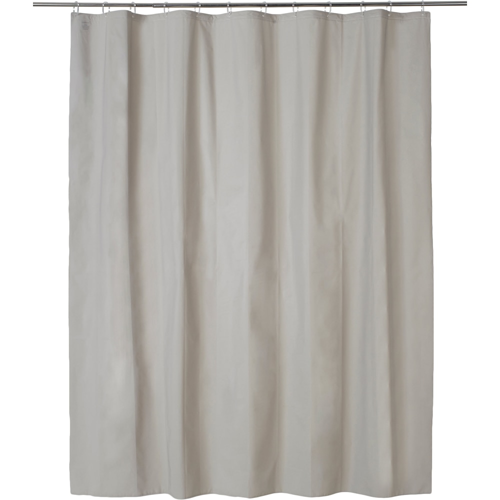 Perdea dus Drina GoodHome, poliester, 180x200 cm, maro deschis