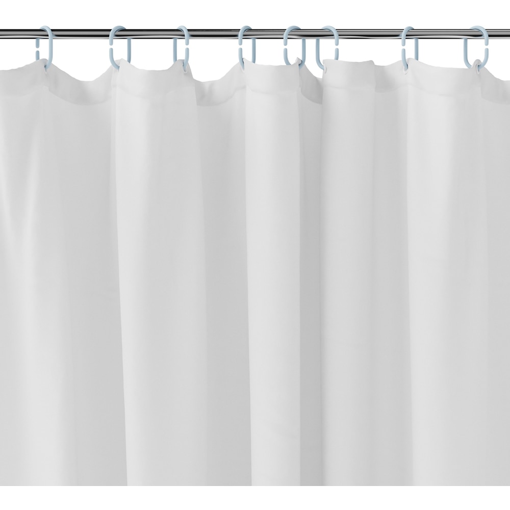 Perdea dus Glomma GoodHome, poliester, 180x200 cm, alb