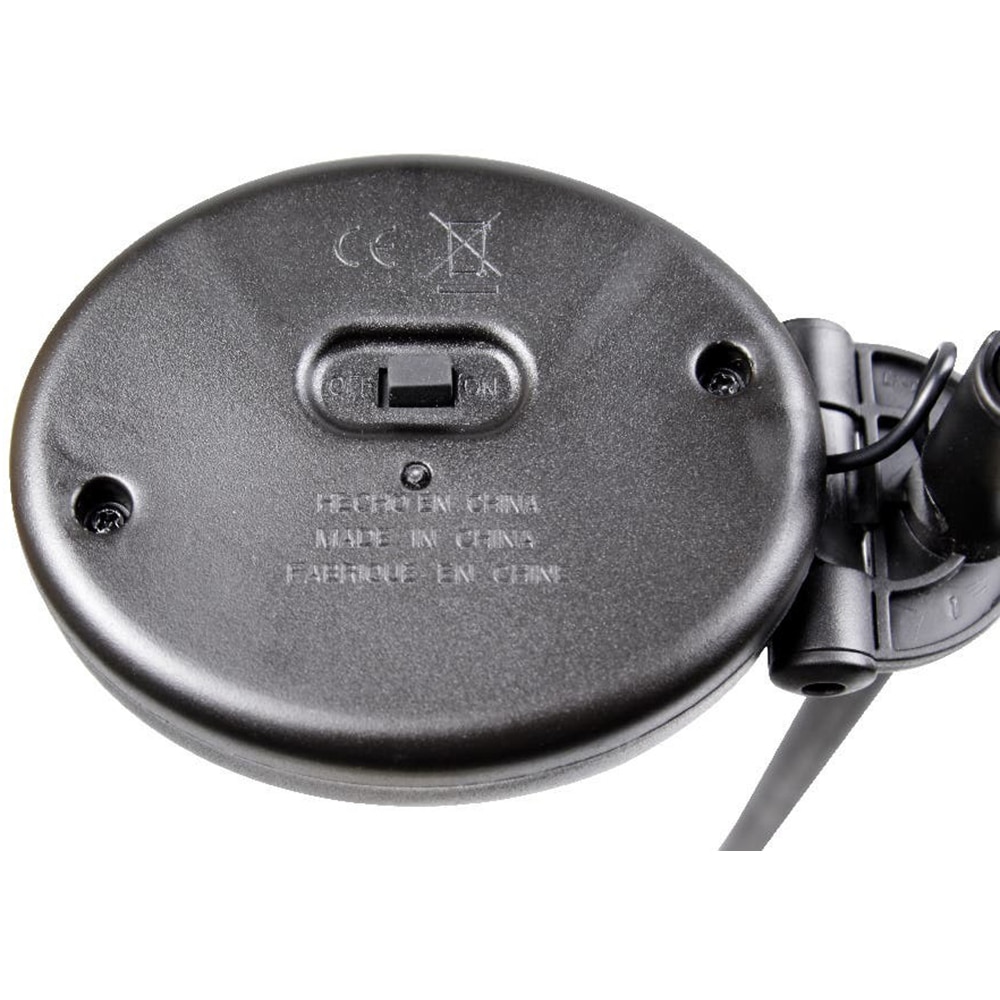 Lampa solara LED, IP44, 2000K, forma glob, negru