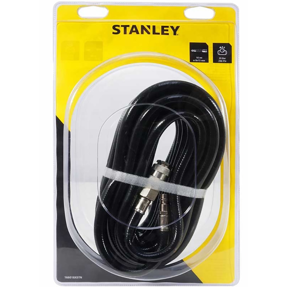 Furtun compresor STANLEY 166018XSTN, 10m, 8 x 13mm, 20bar, negru