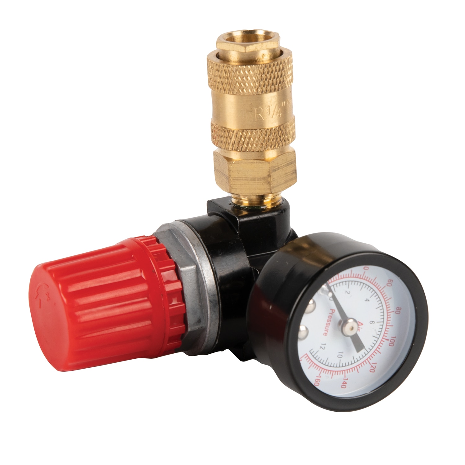 Regulator presiune aer cu manometru, 12 bar, cupla rapida  Stanley