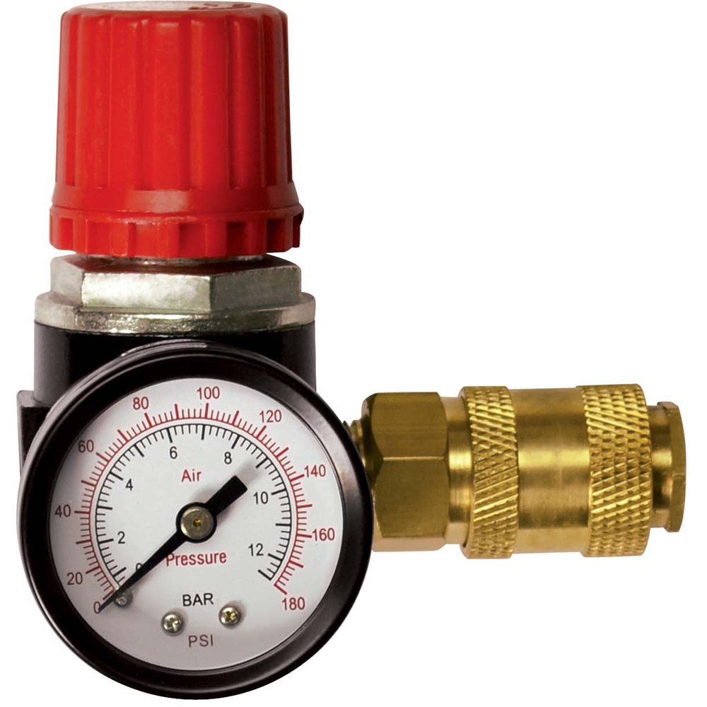 Regulator presiune aer cu manometru STANLEY 152166XSTN, 12bar, cupla rapida