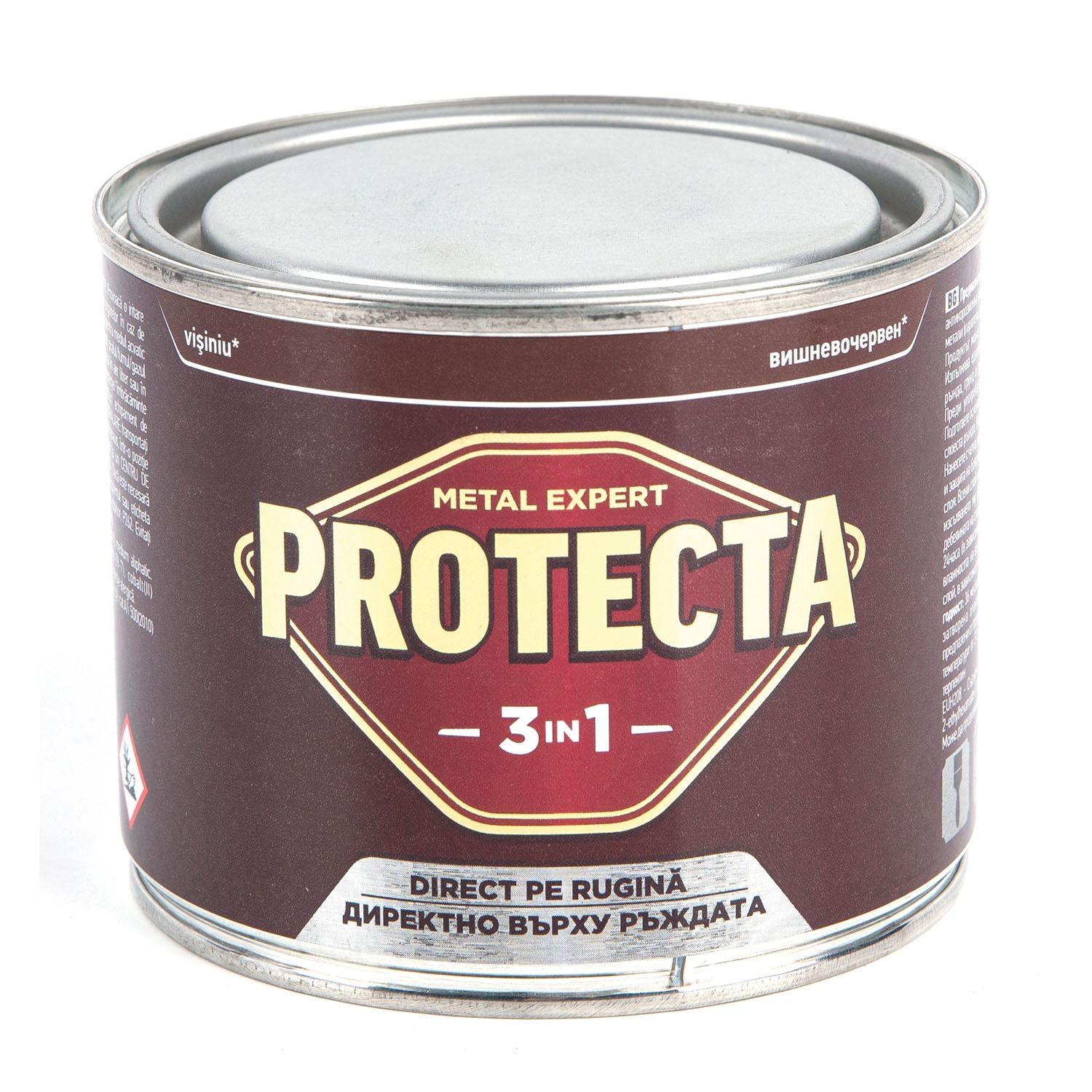 Email Protecta 3-in-1, interior/exterior, culoare visiniu, 0.5 L 