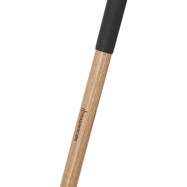 Sapa cu lama MAGNUSSON, 149 x 12 cm, maner 50 cm, otel, cauciu si lemn, maro