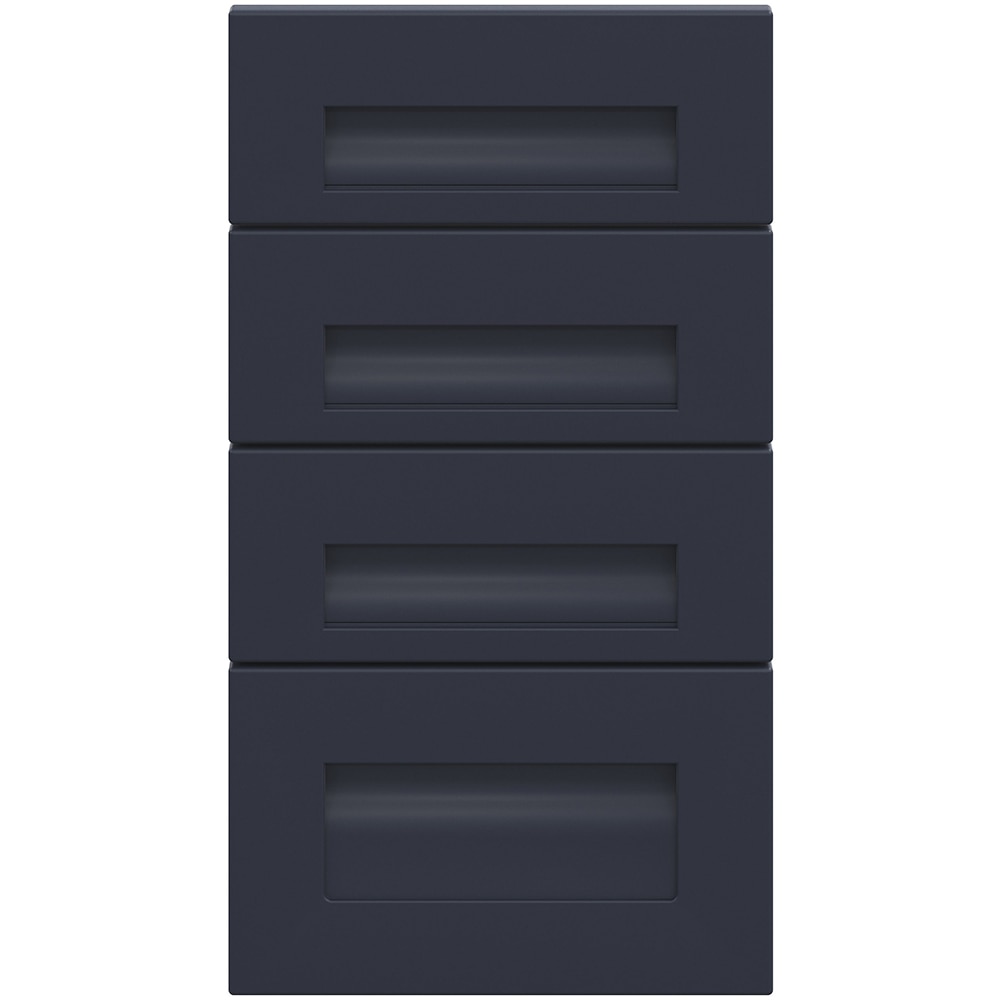 Front usa GOODHOME Garcinia, 39.7 x 71.5 cm, albastru mat