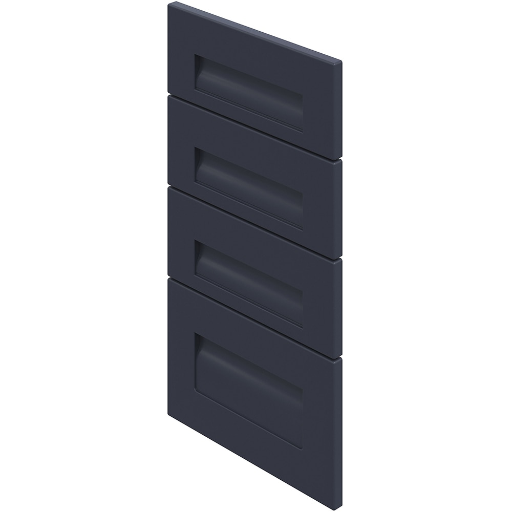 Front usa GOODHOME Garcinia, 39.7 x 71.5 cm, albastru mat